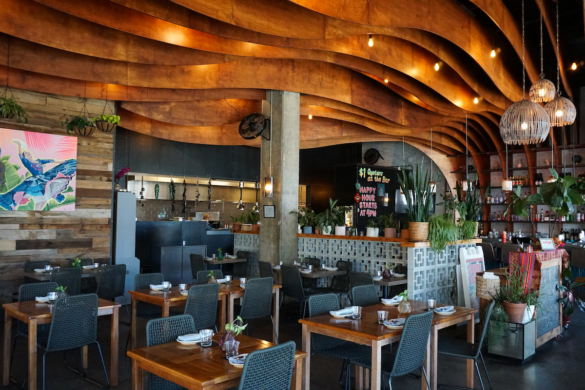 Tio Lucho ATL - DiningOut The dining room at Tio Lucho’s in Poncey-Highland, where chef Arnaldo Castillo brings together Peruvian flavors and his Southern upbringing. | Photo by Tio Lucho’s