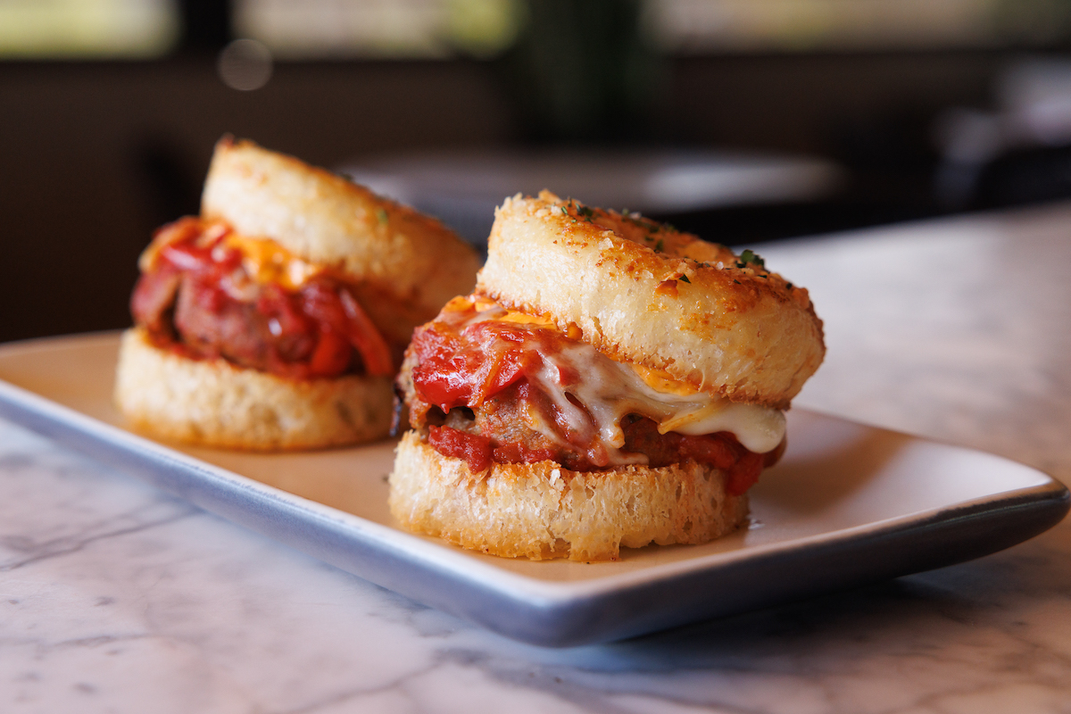 Garlic knot sliders are among the shareable bites available during happy hour at North Italia in Dallas. | Photo by North Italia