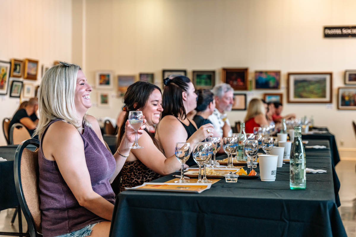Grapefest DAL - DiningOut Wine lovers sample their way through GrapeFest, with tasting experiences showcasing wines from Texas and beyond. | Photo by Grapevine CVB