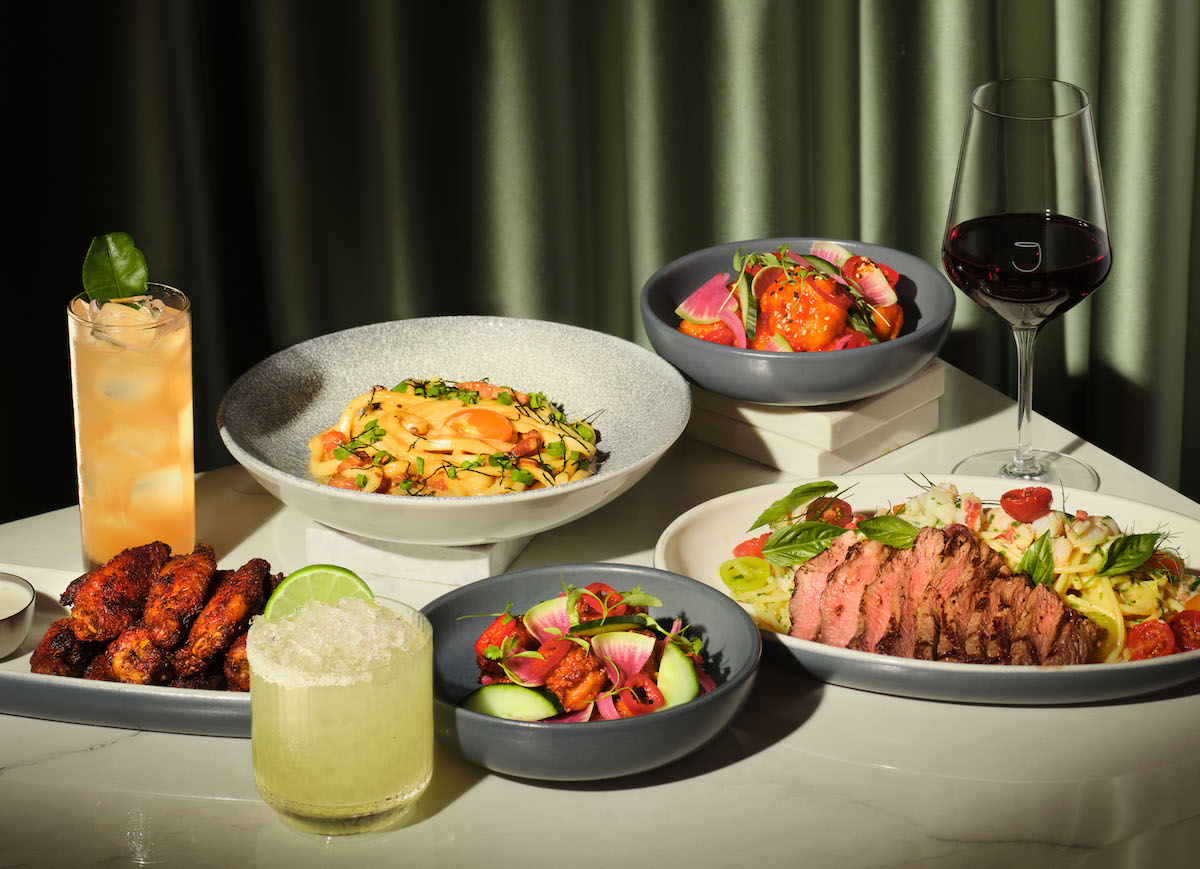 JOEY brings its globally inspired menu to Maple Avenue with dishes including steak, truffle udon carbonara, hibachi wings, and more when its second Dallas-area restaurant opens September 10. | Photo by JOEY