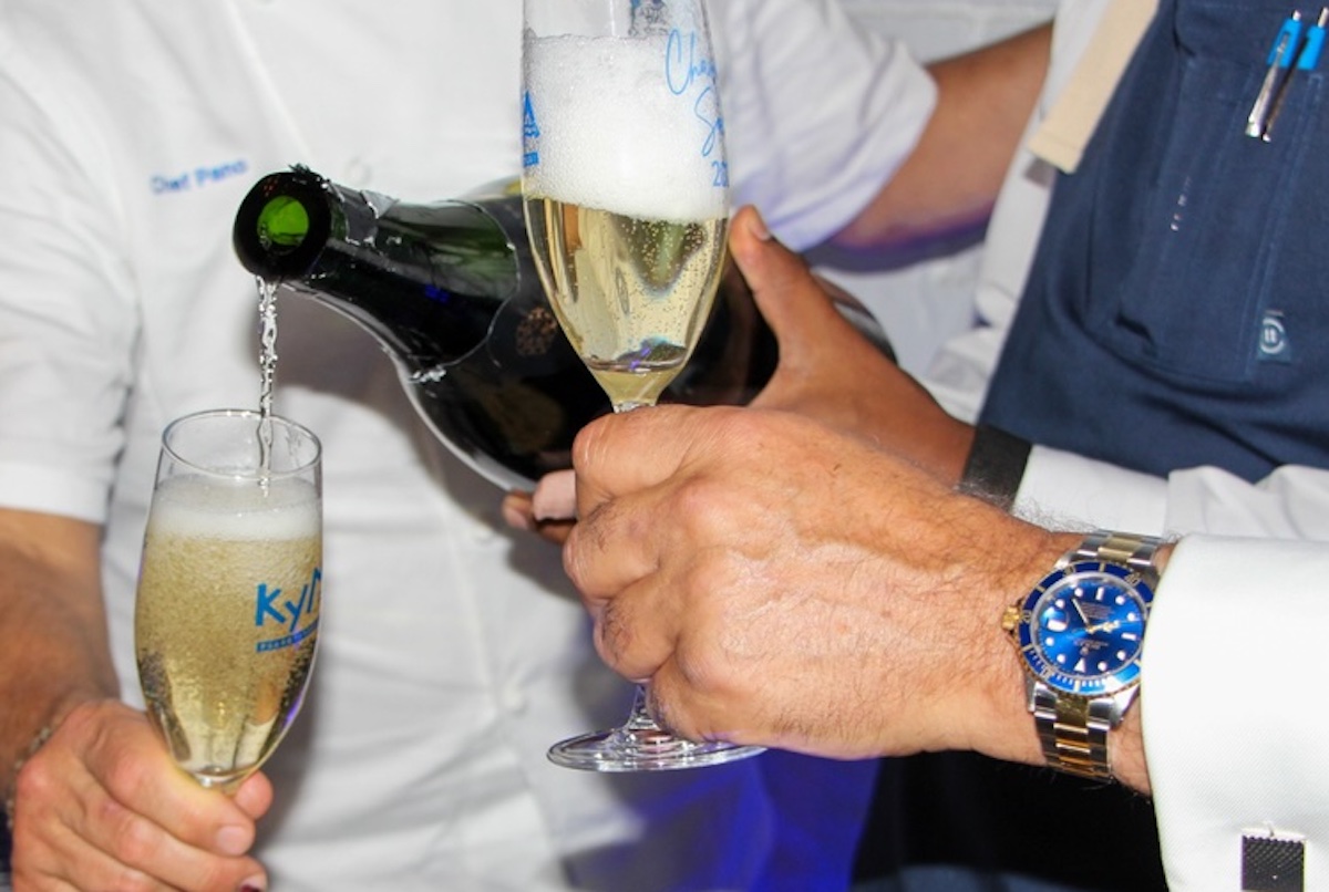 Kyma brings back its Champagne Social on September 17, pairing bubbles with bites from Culinary Director Pano I. Karatassos. | Photo by Kyma
