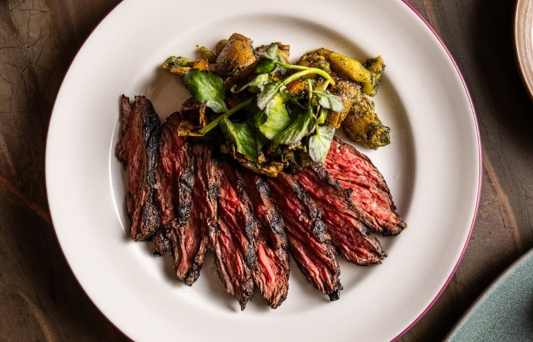 NYC_Amasa Steakhouse_steak plate - DiningOut Steak with a Latin flare in NYC. | Photo courtesy of Amasa Steakhouse