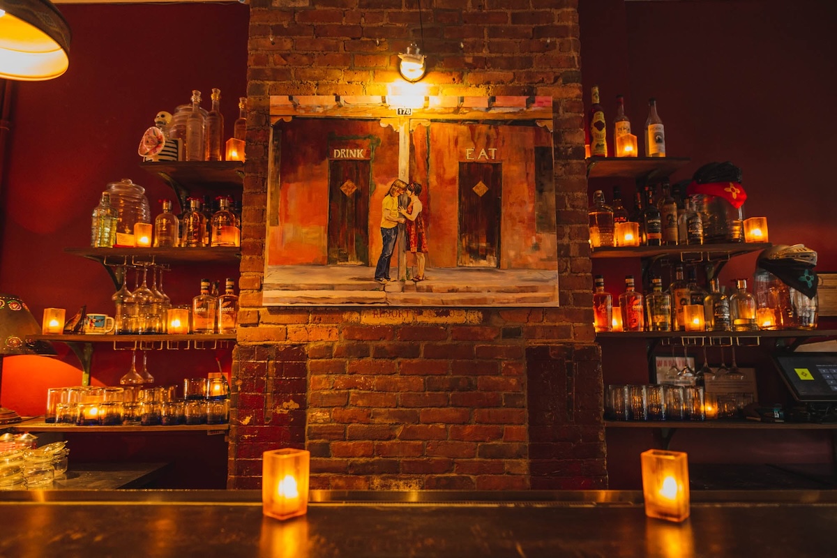 NYC_Santa Fe BK _bar - DiningOut This unique and beautiful Brooklyn restaurant is a favorite of chef Erik Ramirez. | Photo courtesy of Santa Fe BK nyc
