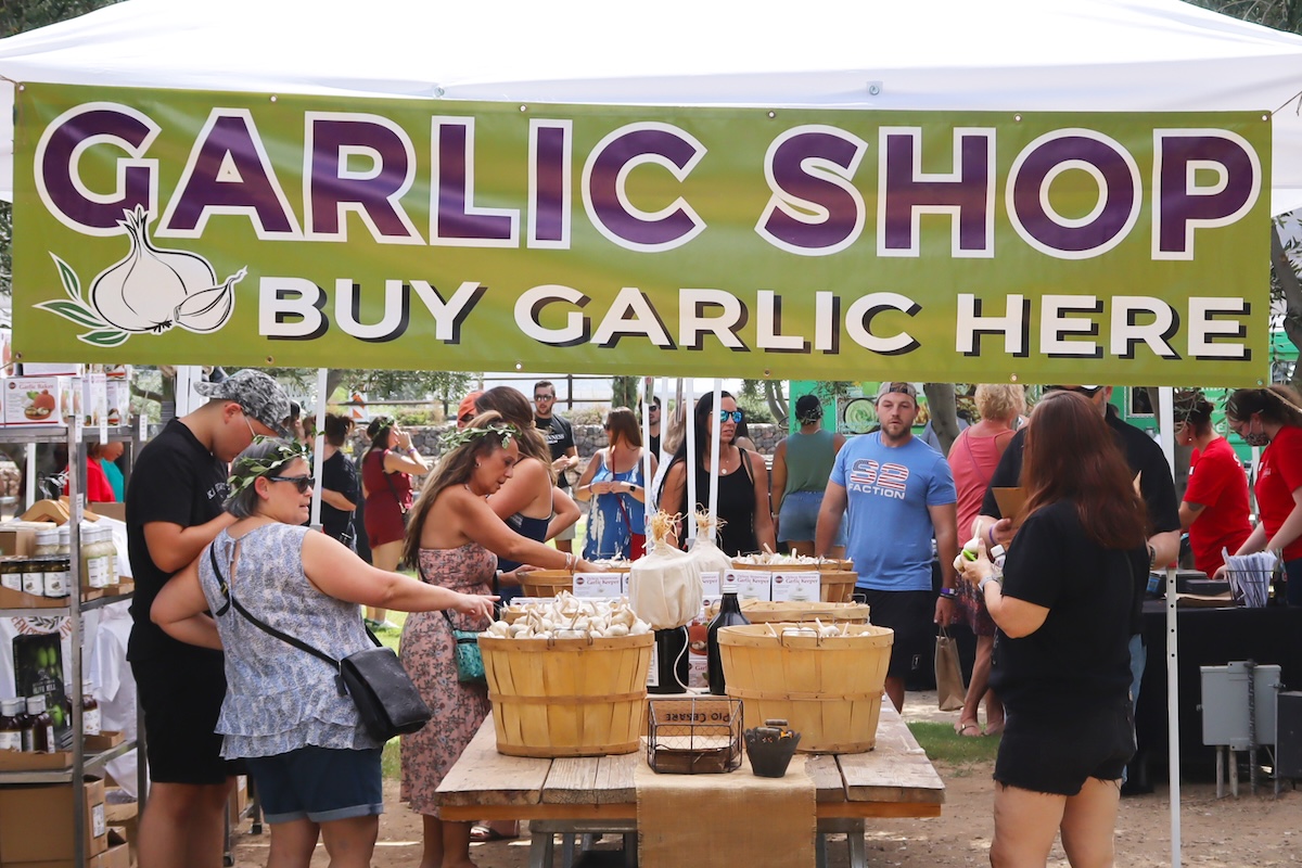 Garlic breath is a given at this festival. | Photo courtesy of Queen Creek Olive Mill phoenix