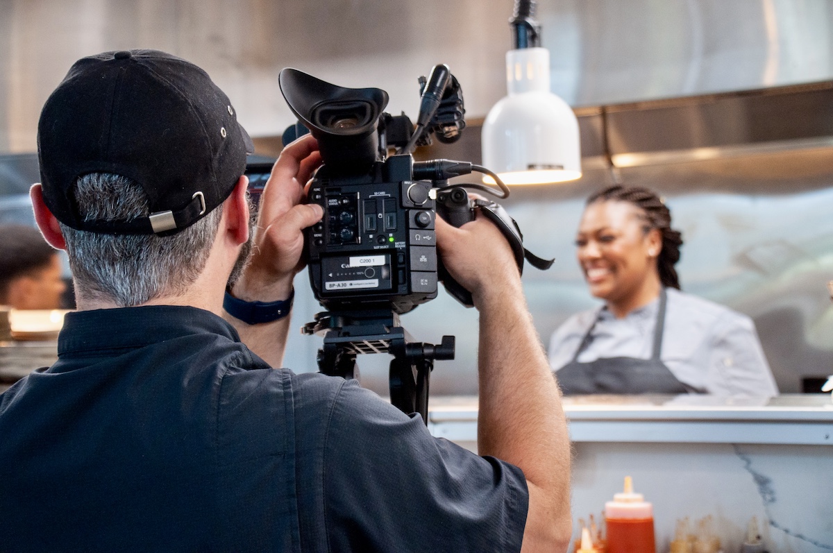 Tiffany Derry is no stranger to the camera, with a television career that has included competing, hosting, and judging on culinary shows. | Photo by Mia Valdez