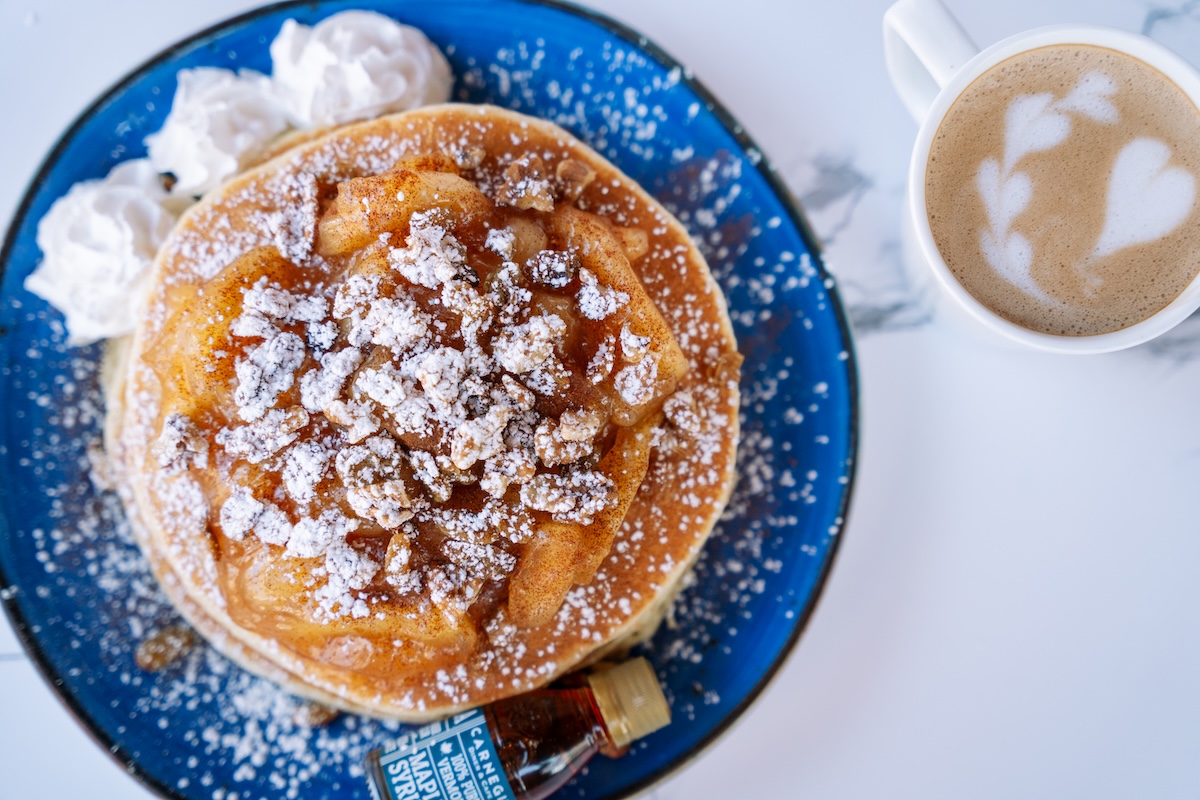 Epic pancakes await. | Photo courtesy of Carnegie Diner Cafe