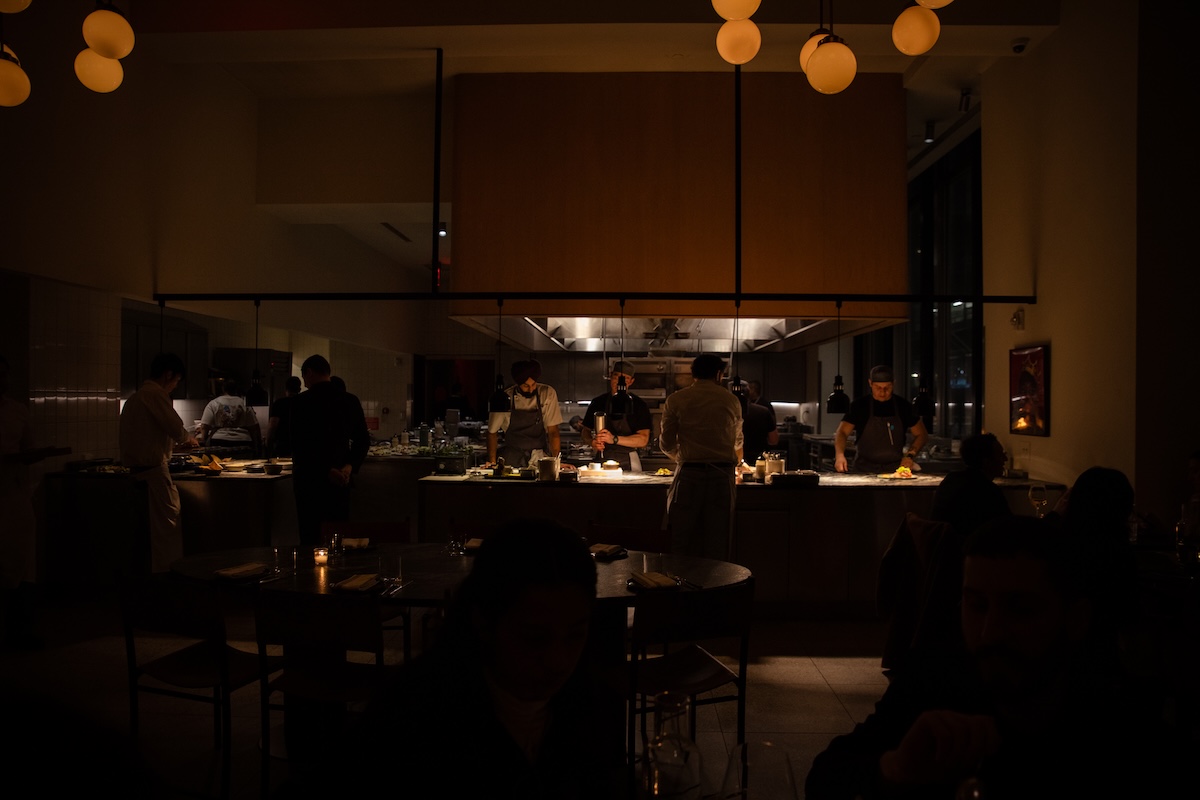 The dimly-lit Crown Shy is laidback, but still has the Michelin cred. | Photo courtesy of Crown Shy