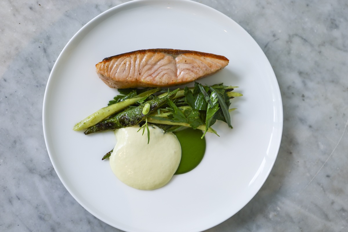 A simple but perfect salmon. | The Modern