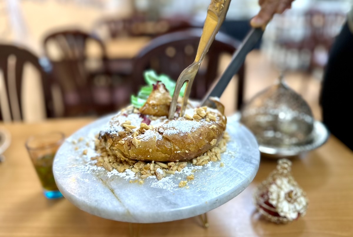 Chicken Bastilla at Alzohour Restaurant. | Photo by Camilla Richardson