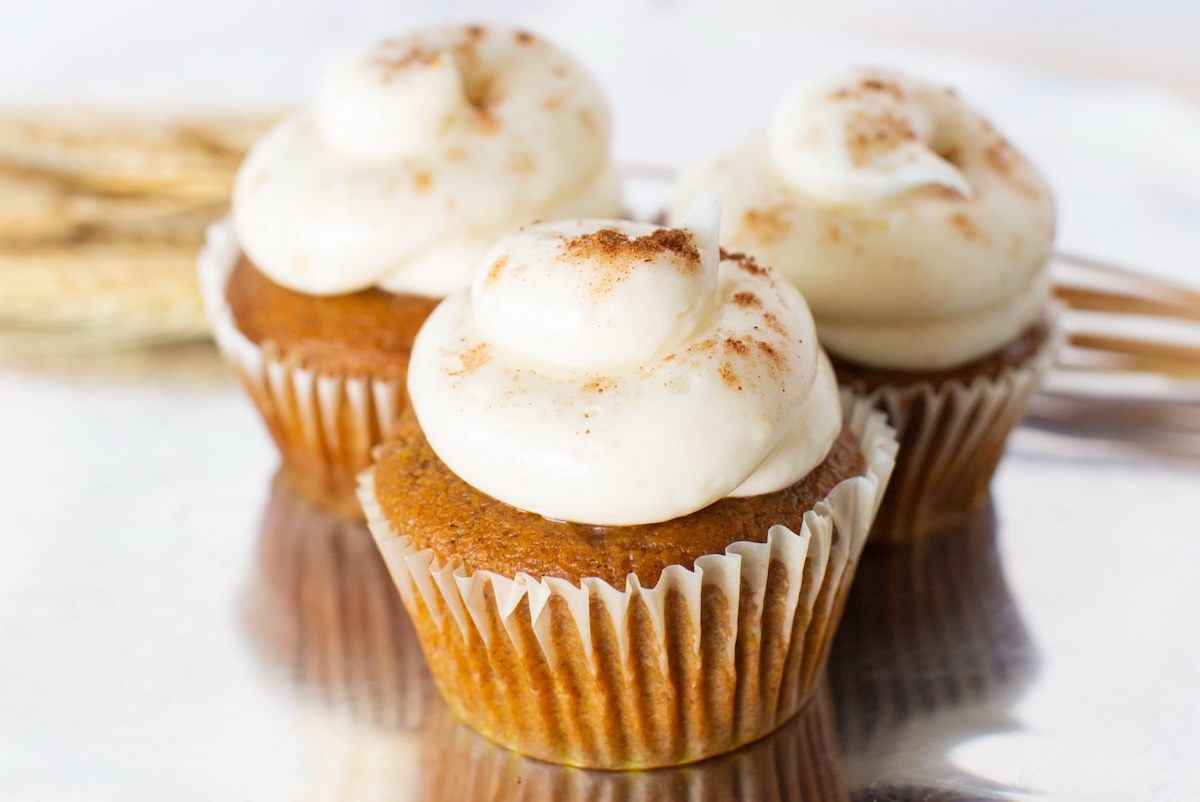 Enjoy these fresh pumpkin cupcakes. | Photo courtesy of Rise Up Bakery