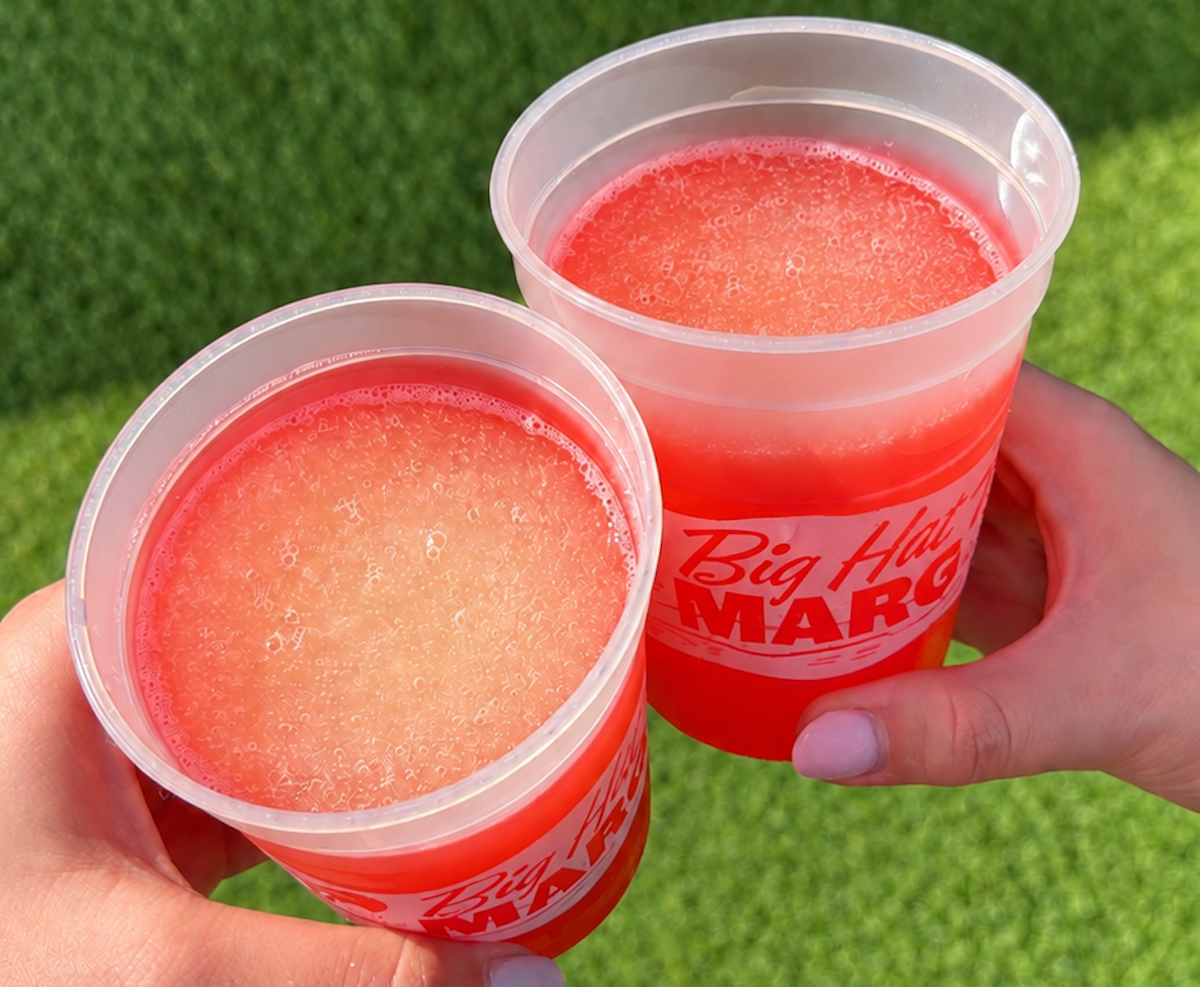 rozen margaritas are now a permanent fixture on the menu at Hat Creek Burger Company. | Photo by Hat Creek
